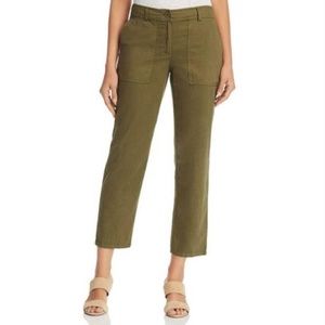 Eileen Fisher Green Cropped Ankle Pants 14